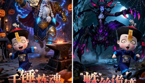 魔域x僵小鱼万圣节联动：同款跟宠免费得直播互动派好礼